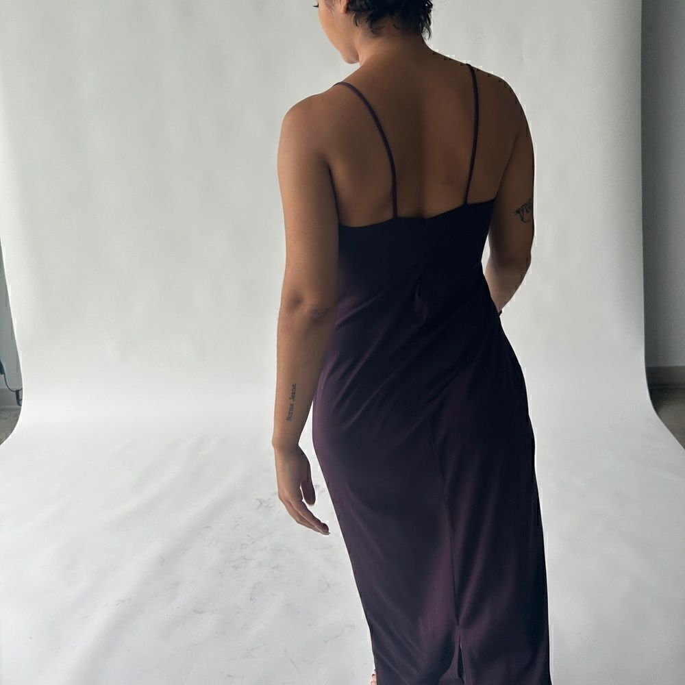 Prune Slip Dress  - Picture 5 of 6